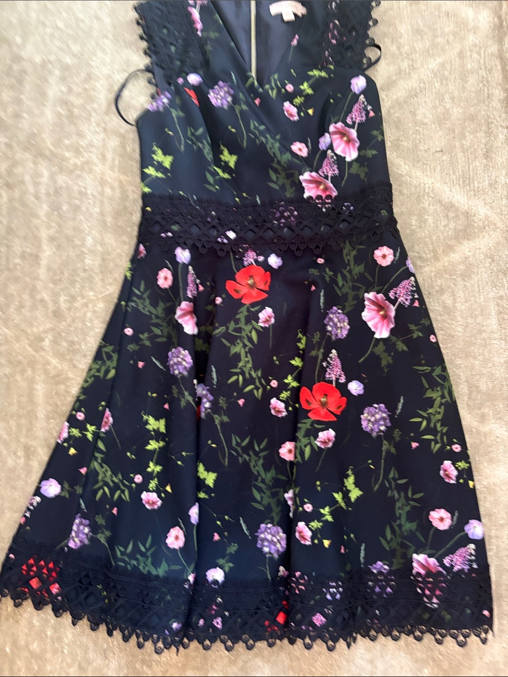 Ted Baker London Navy floral print